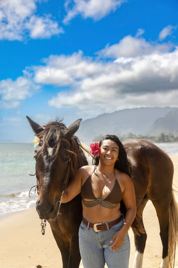 Haleiwa Triangle Bikini Top Niu