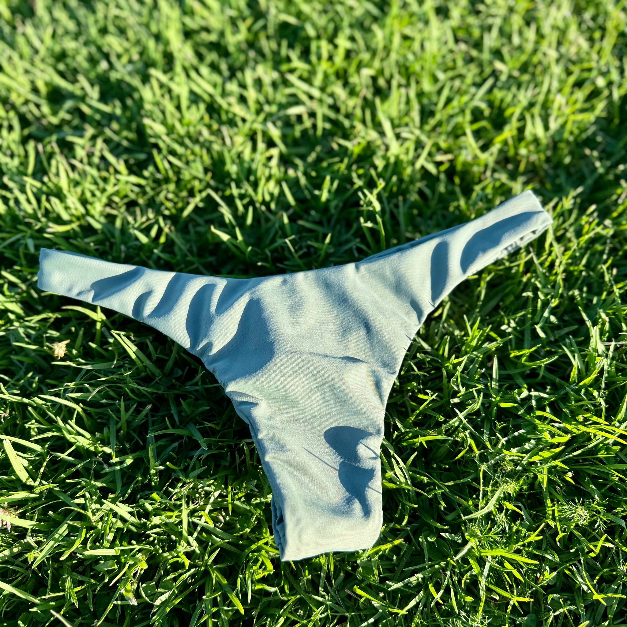 Kapapa Ruched Bikini Bottom Limu