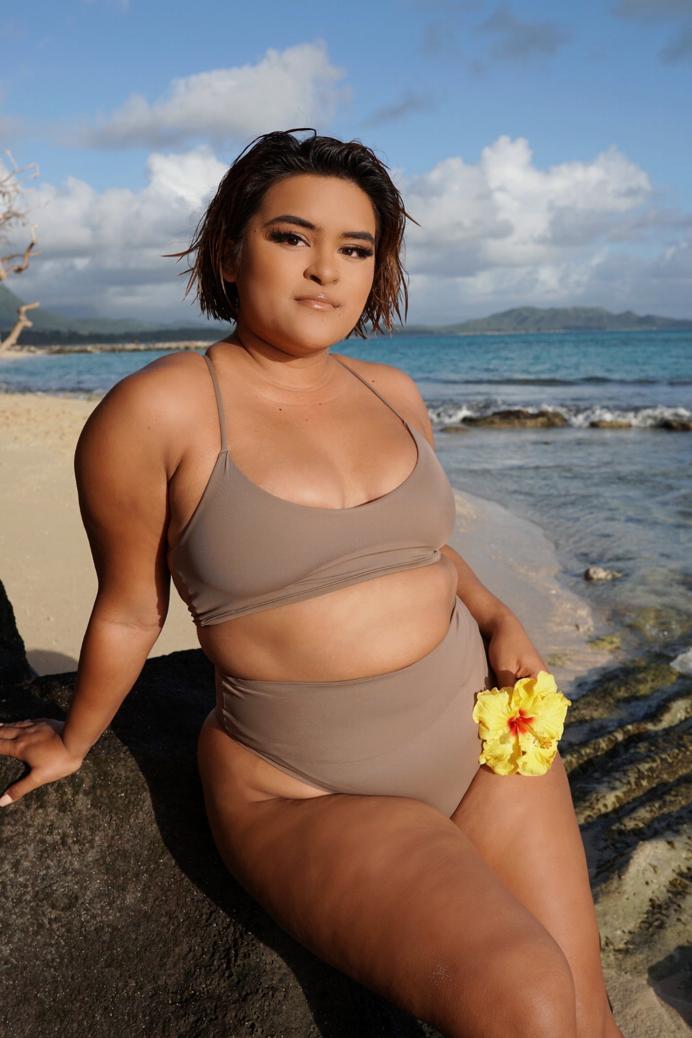 V-Land Surf Bikini Top Cocoa