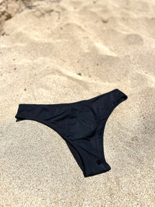 Irmas Mid-Rise Bikini Bottom - Black